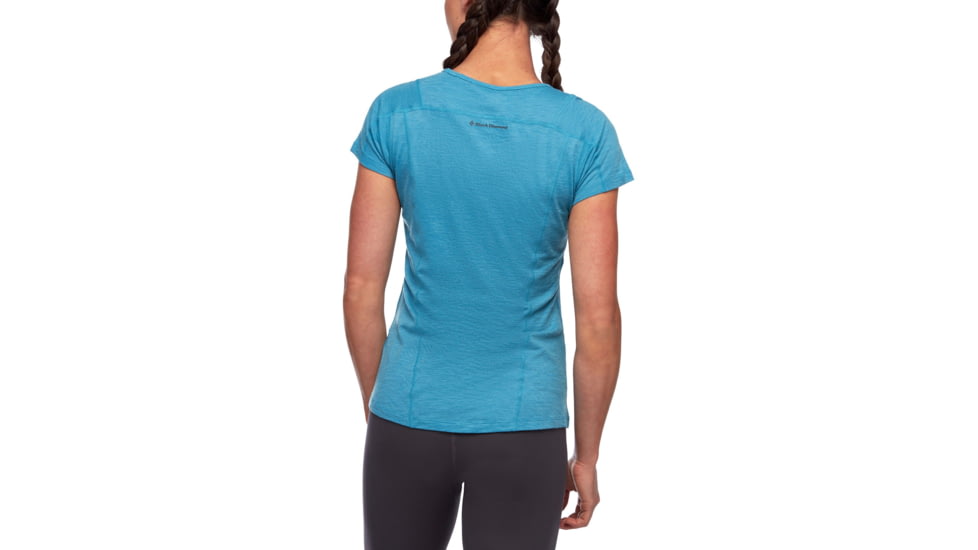 Black Diamond Rhythm Tee - Womens, Fjord Blue, Medium, AP7522414032MED1