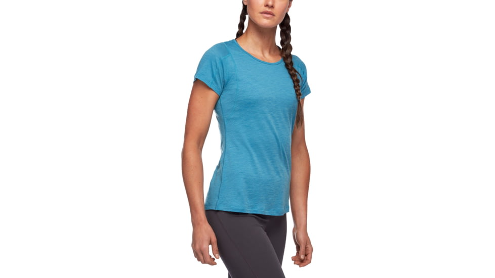 Black Diamond Rhythm Tee - Womens, Fjord Blue, Medium, AP7522414032MED1