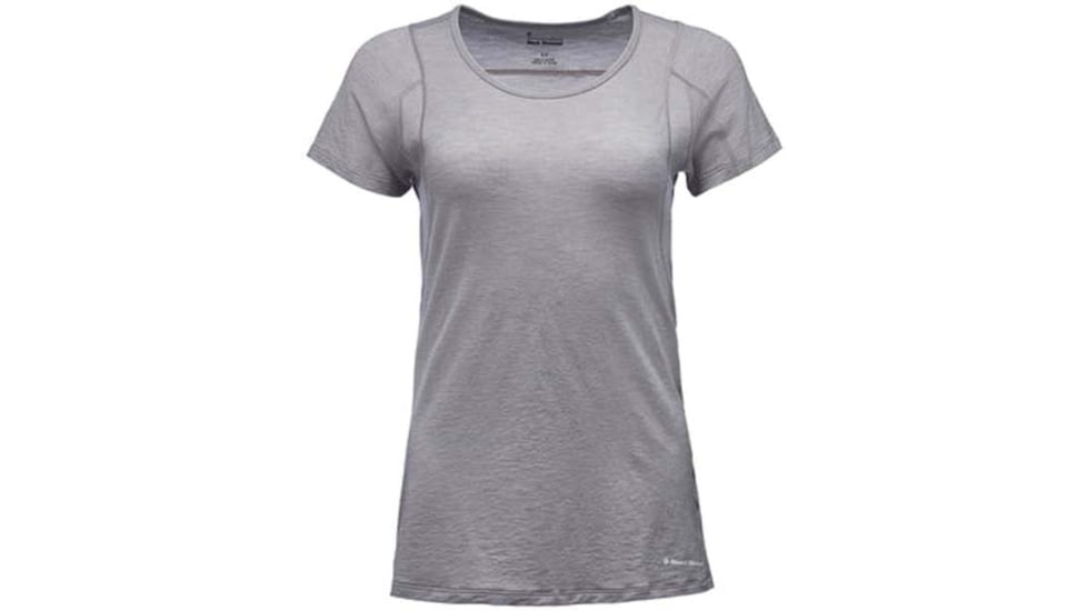 Black Diamond Rhythm Tee - Womens, Nickel, Extra Large, AP7522411005XLG1