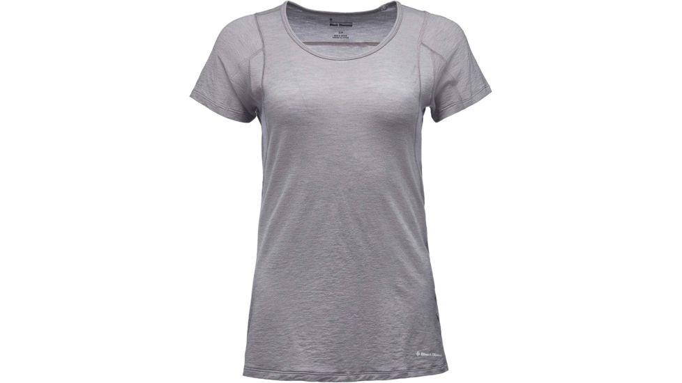 Black Diamond Rhythm Tee - Womens, Nickel, Medium, AP7522411005MED1