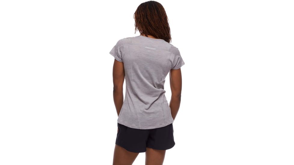 Black Diamond Rhythm Tee - Womens, Pewter, Small, AP7522411016SML1