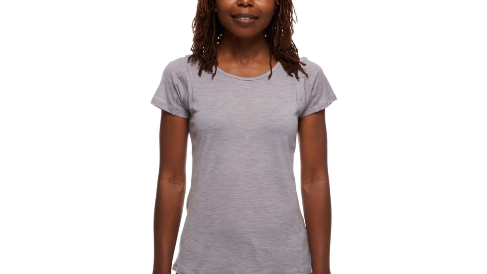 Black Diamond Rhythm Tee - Womens, Pewter, Small, AP7522411016SML1