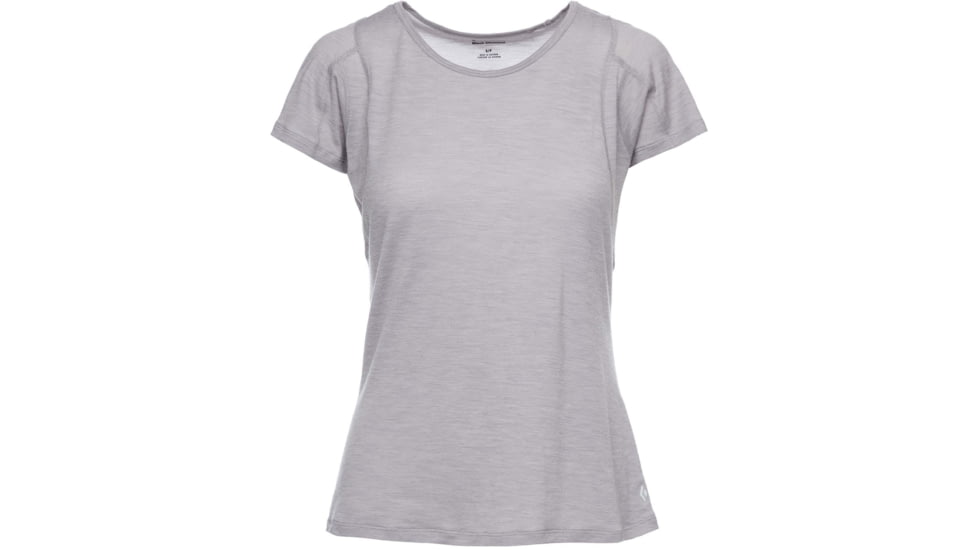 Black Diamond Rhythm Tee - Womens, Pewter, Small, AP7522411016SML1