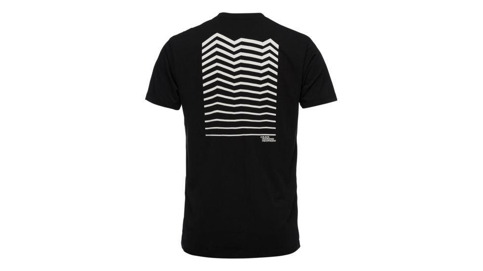 Black Diamond Ridges Short Sleeve T-Shirt - Men's Black Extra Small AP7300480002XSM1
