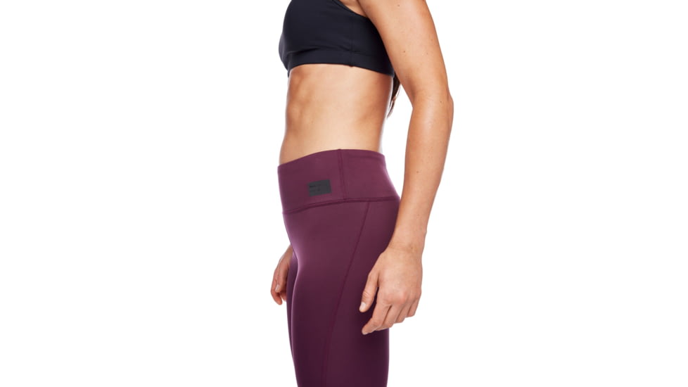 Black Diamond Rise Tights - Womens, Plum, Large, AP7510025002LRG1