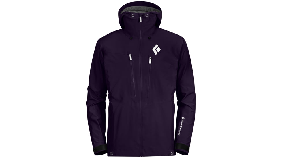 Black Diamond Sharp End Shell Jacket - Men's-Nightshade-Large