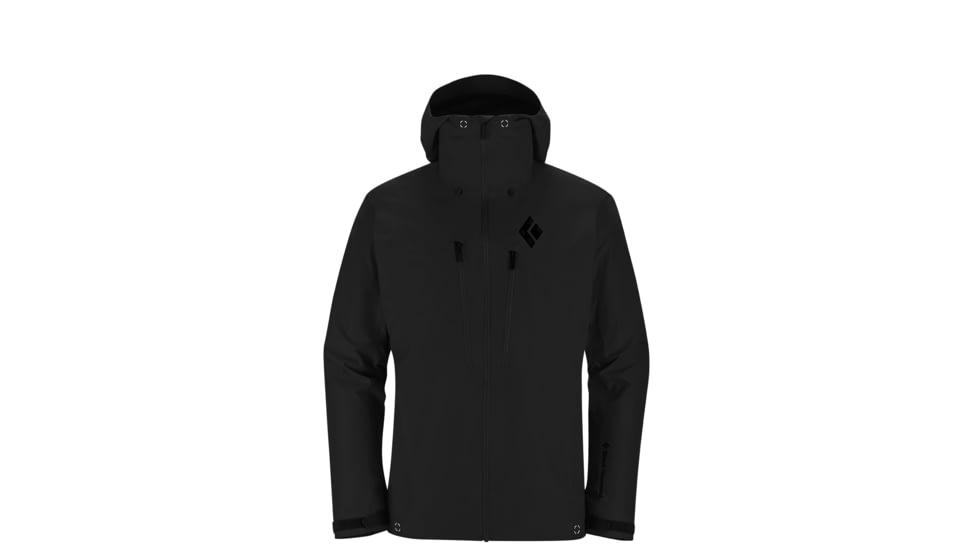 Black Diamond Sharp End Shell Jacket - Mens-Smoke-Large
