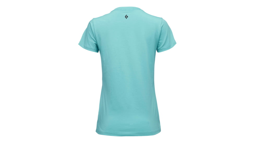 Black Diamond Short Sleeve Block Tee - Womens, Alpine Lake, Extra Small, APEDX03000XSM1
