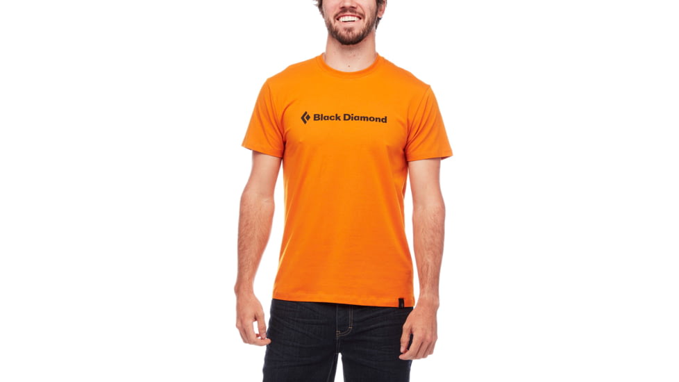 Black Diamond Short Sleeve Brand Tee - Mens, Ginger, Medium, APJ0M68000MED1