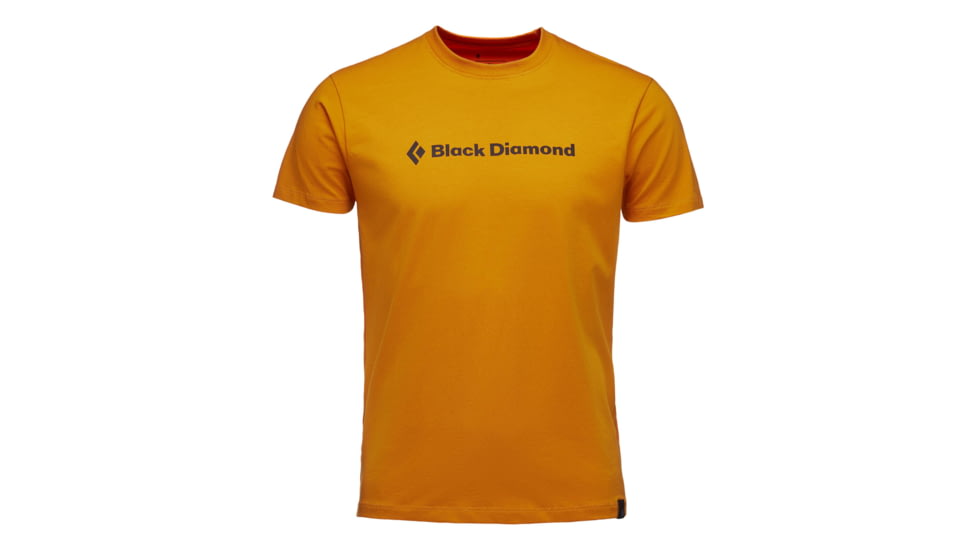 Black Diamond Short Sleeve Brand Tee - Mens, Ginger, Medium, APJ0M68000MED1