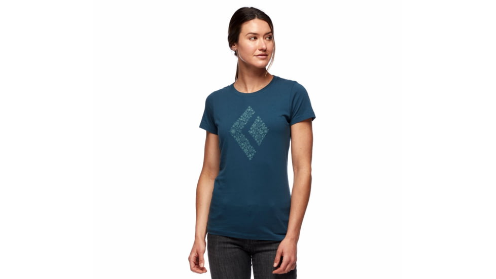 Black Diamond Snodiamond Tee - Womens, Azurite, Extra Large, AP7300684022XLG1