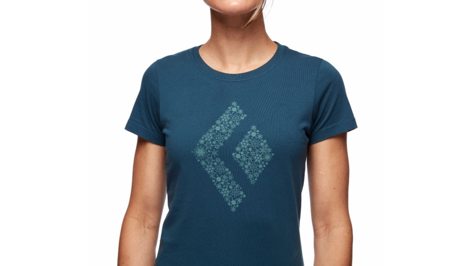 Black Diamond Snodiamond Tee - Womens, Azurite, Extra Large, AP7300684022XLG1