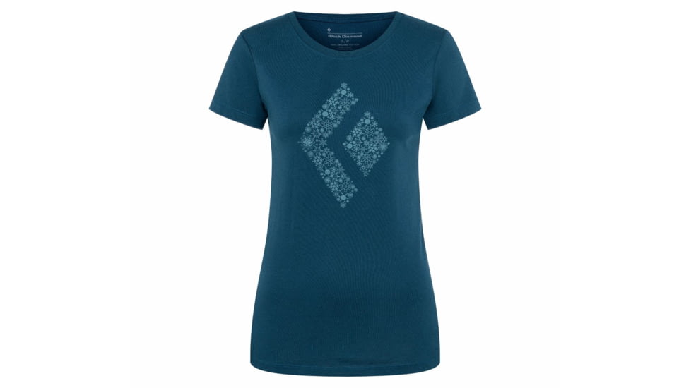 Black Diamond Snodiamond Tee - Womens, Azurite, Extra Large, AP7300684022XLG1