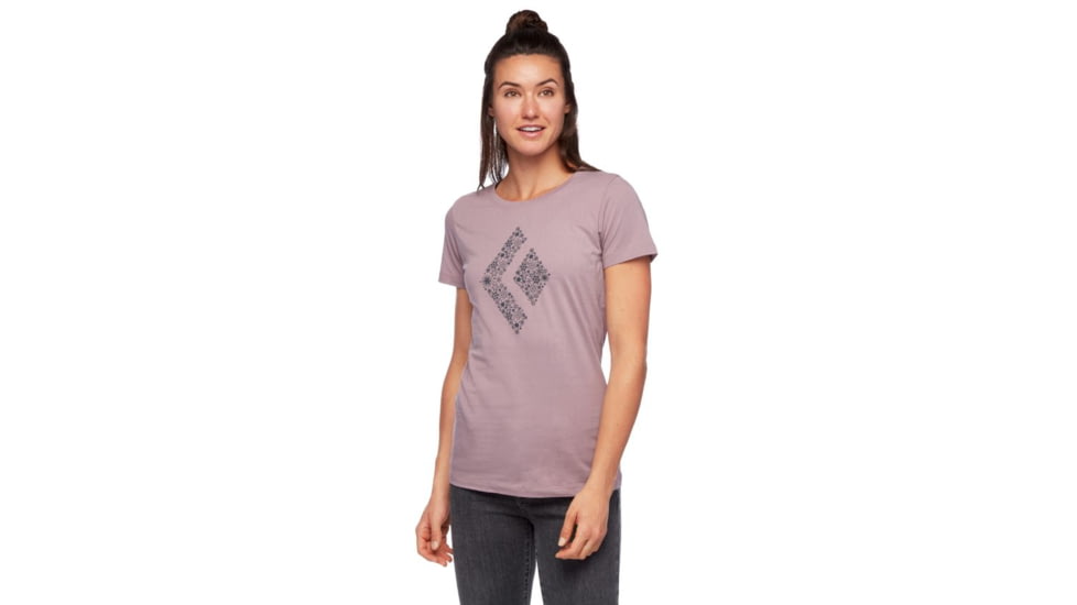 Black Diamond Snodiamond Tee - Womens, Wood Violet, Extra Large, AP7300685010XLG1