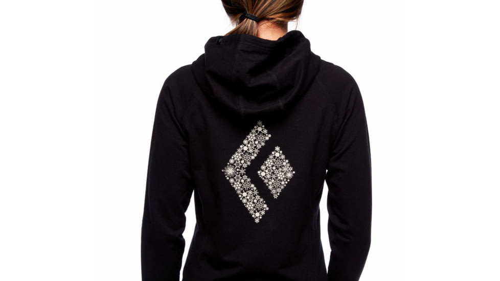 Black Diamond Snow Diamond Full Zip Hoody - Womens, Black, Extra Small, AP7301060002XSM1