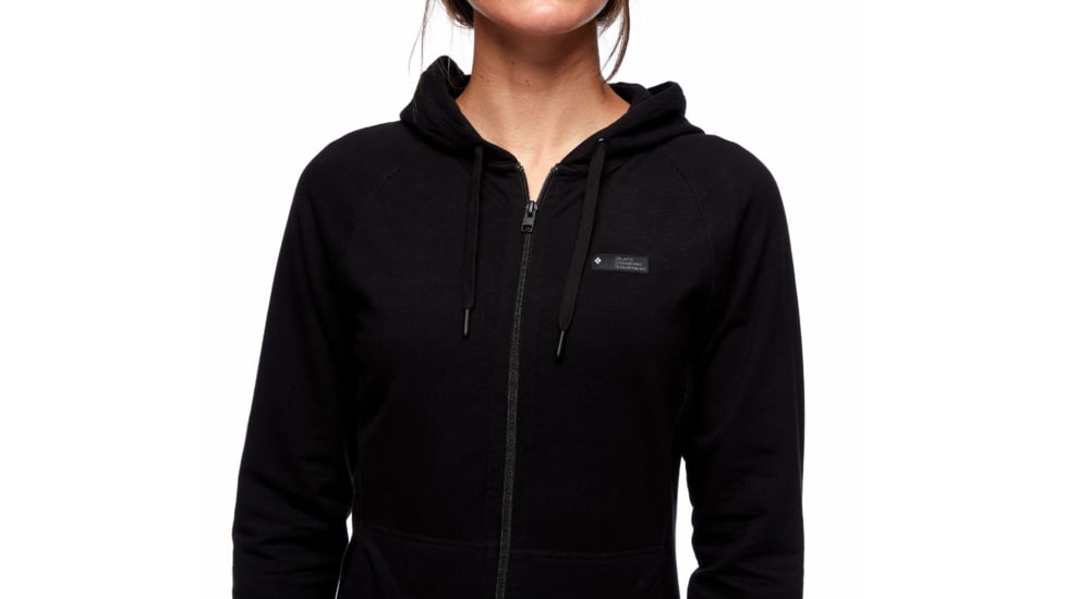 Black Diamond Snow Diamond Full Zip Hoody - Womens, Black, Extra Small, AP7301060002XSM1