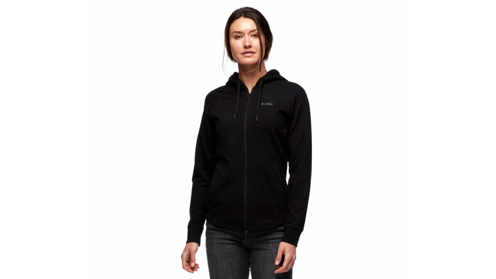 Black Diamond Snow Diamond Full Zip Hoody - Womens, Black, Extra Small, AP7301060002XSM1