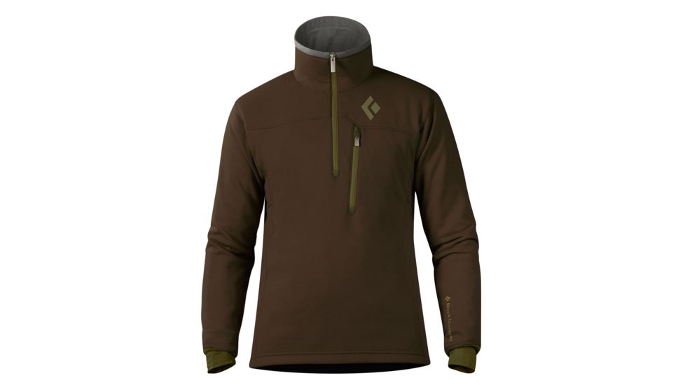 Black Diamond Solution 1/4 Zip Jacket - Men's-Mineral-Small
