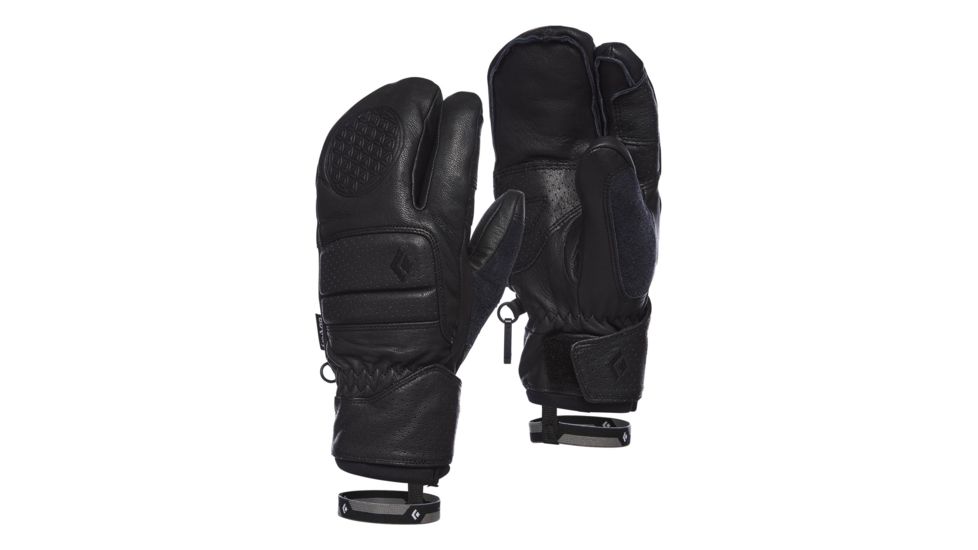 Black Diamond Spark Angel Finger Gloves - Women's, Smoke, Medium, BD8016030006MD_1