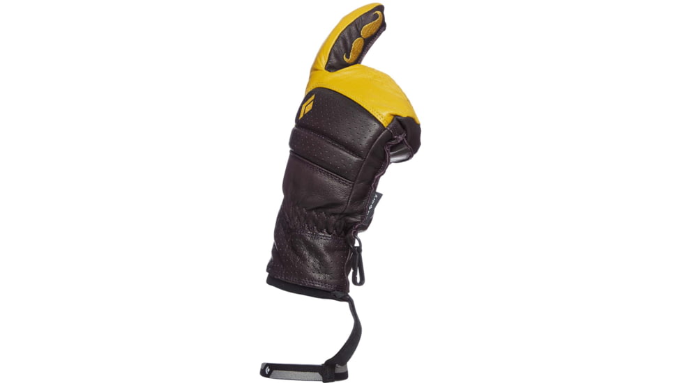 Black Diamond Spark Angel Finger Gloves - Womens, Bordeaux/Sulphur, Extra Small, BD8016039349XS-1
