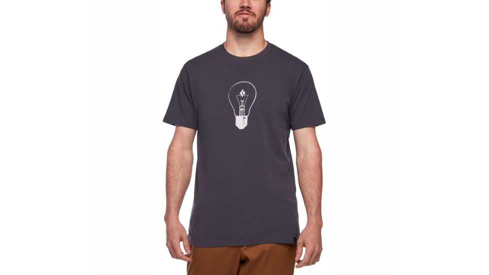 Black Diamond SS Idea Tee - Mens, Carbon, Extra Small, APH8060003XSM1