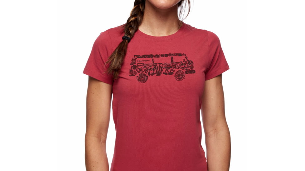 Black Diamond SS Vantastic Tee - Womens, Wild Rose, Extra Small, AP7300516012XSM1