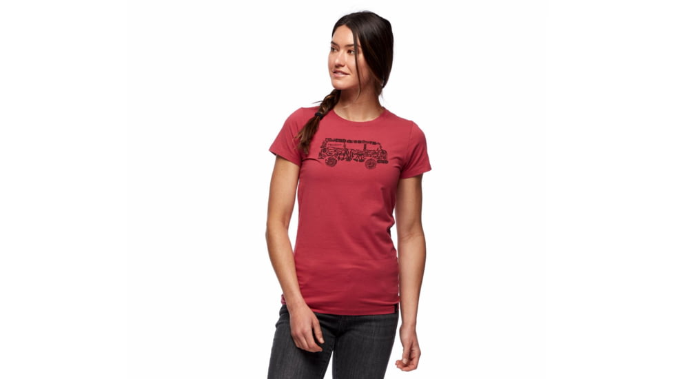 Black Diamond SS Vantastic Tee - Womens, Wild Rose, Extra Small, AP7300516012XSM1