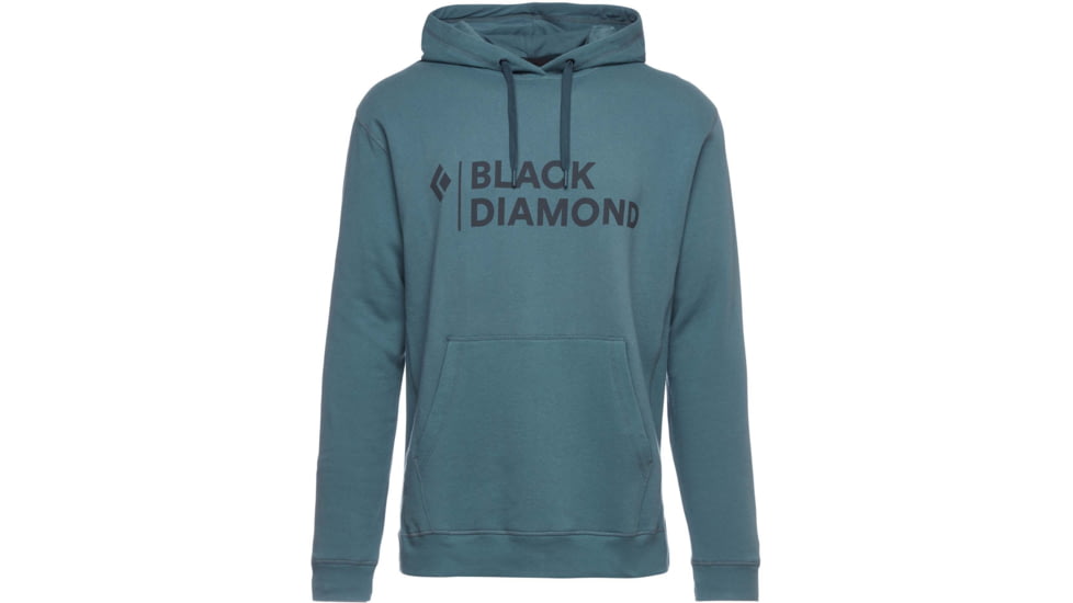 Black Diamond Stacked Logo Hoody - Mens, Storm Blue, Large, AP7301104030LRG1