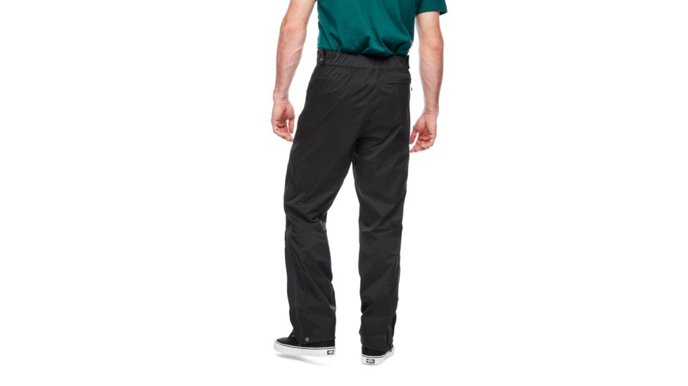 Black Diamond StormLine Stretch Full Zip Rain Pants - Mens, Black, Small, APZ9LC015SML1