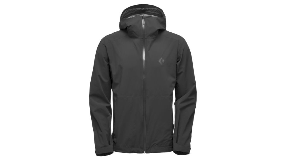 Black Diamond Stormline Stretch Rain Shell Jacket - Men, Black, Small, APCDT0015SML1