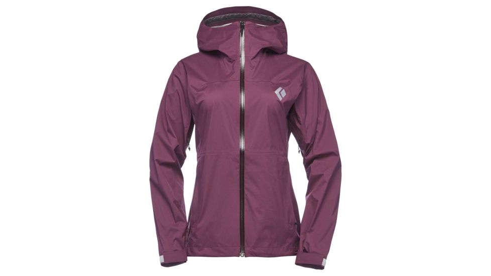 Black Diamond StormLine Stretch Rain Shell Jacket - Womens, Plum, Extra Large, APM6975002XLG1