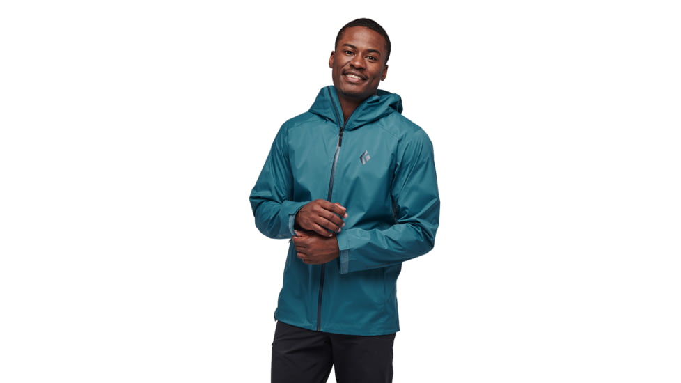 Black Diamond Stormline Stretch Rain Shell - Mens, Creek Blue, Small, APCDT04064SML1