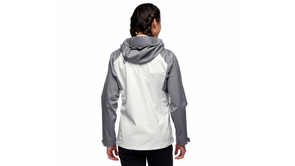 Black Diamond Stormline Stretch Rain Shell - Womens, Aluminum/Ash, Small, APM6979197SML1