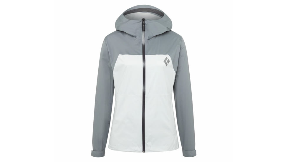 Black Diamond Stormline Stretch Rain Shell - Womens, Aluminum/Ash, Small, APM6979197SML1