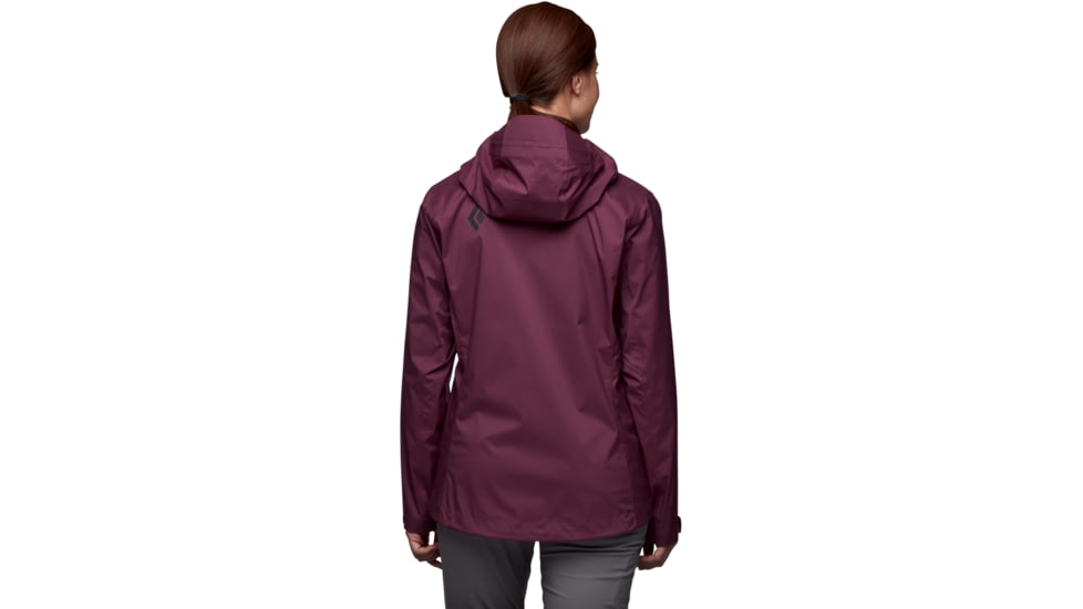 Black Diamond StormLine Stretch Rain Shell - Womens, Blackberry, Large, APM6975016LRG1