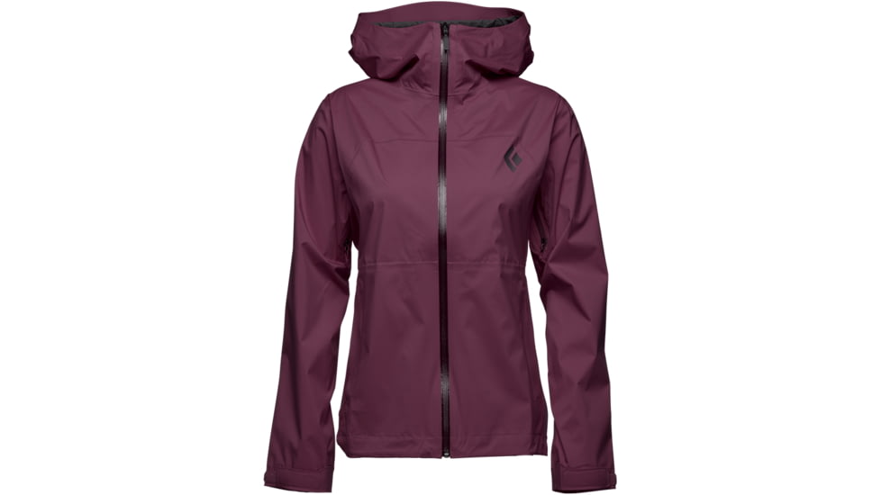 Black Diamond StormLine Stretch Rain Shell - Womens, Blackberry, Large, APM6975016LRG1