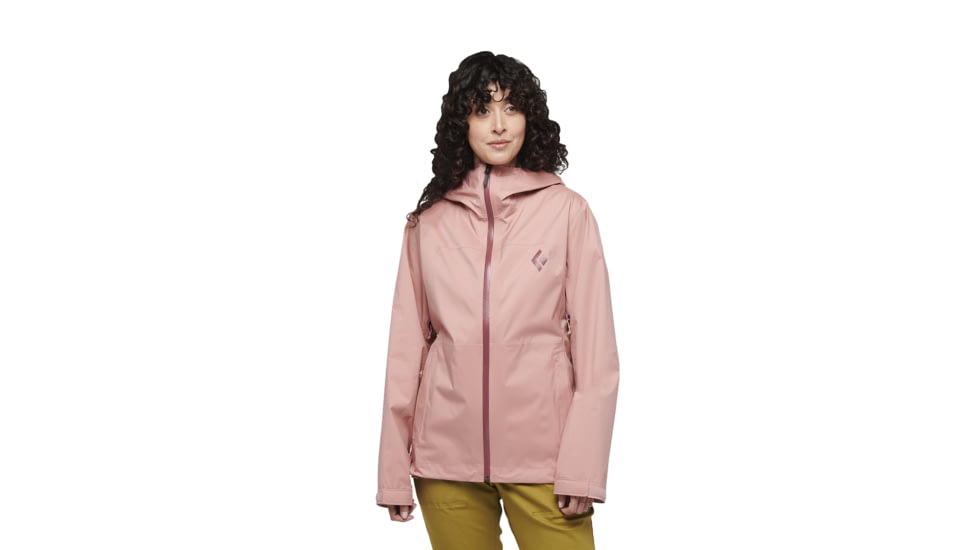 Black Diamond StormLine Stretch Rain Shell - Womens, Chalk Pink, Extra Small, APM6976045XSM1