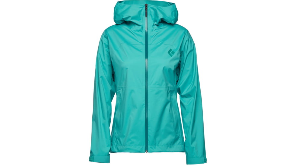 Black Diamond StormLine Stretch Rain Shell - Womens, Dark Patina, Medium, APM6974050MED1