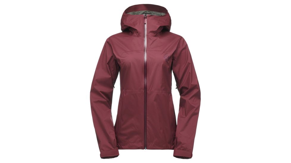 Black Diamond StormLine Stretch Shell Jackets - Womens, Wine, Extra Small, APM697612XSM1