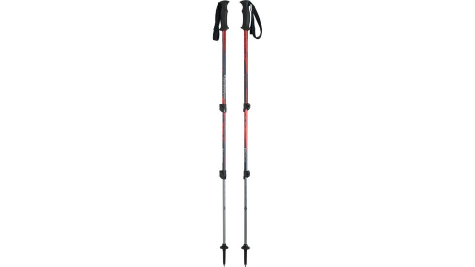 Black Diamond Trail Back Trek Poles, Fire Red, BD1120920000ALL1