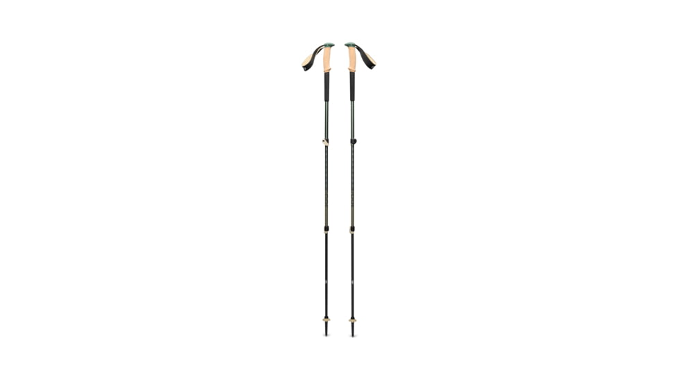 Black Diamond Trail Cork Trekking Poles, Laurel Green, One Size, BD1100653053ALL1