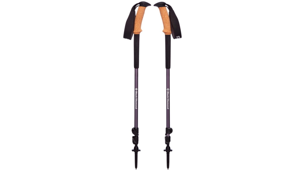 Black Diamond Trail Ergo Cork Trek Poles, Granite, One Size, BD1125061007ALL1