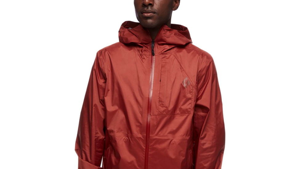 Black Diamond Treeline Rain Shell - Mens, Red Rock, Large, AP7450086019LRG1
