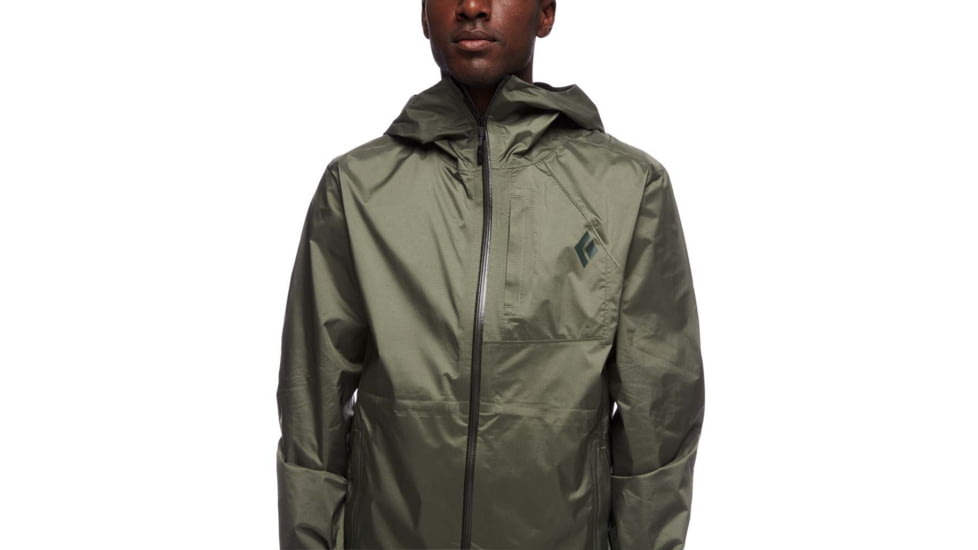 Black Diamond Treeline Rain Shell - Mens, Tundra, Medium, AP7450083010MED1