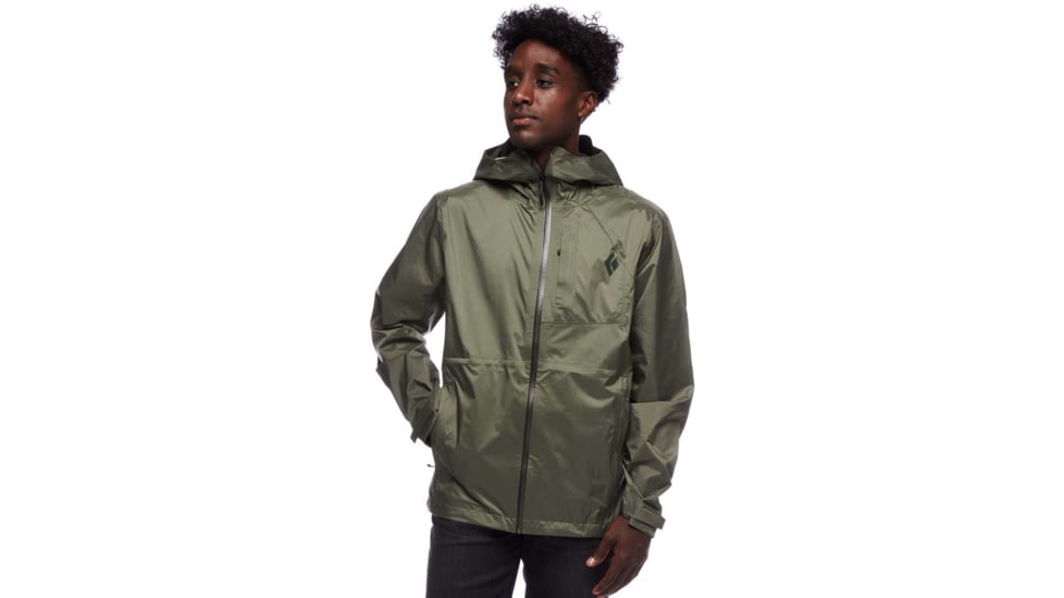 Black Diamond Treeline Rain Shell - Mens, Tundra, Medium, AP7450083010MED1