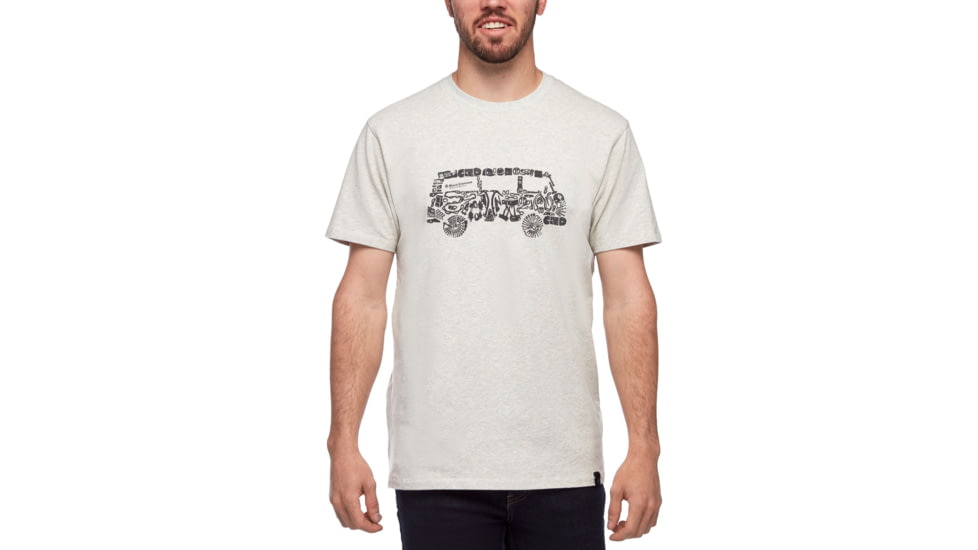 Black Diamond Vantastic Tee - Mens, Birch Heather, Medium, AP7300465005MED1