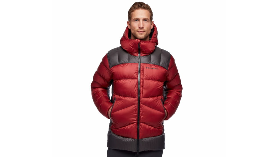 Black Diamond Vision Down Parka - Mens, Dark Crimson/Anthracite, Small, AP7461209161SML1
