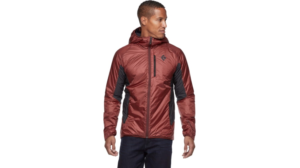 Black Diamond Vision Hybrid Hoody - Mens, Dark Crimson, Medium, AP7440386003MED1