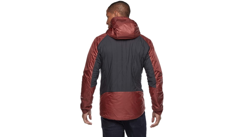 Black Diamond Vision Hybrid Hoody - Mens, Dark Crimson, Medium, AP7440386003MED1