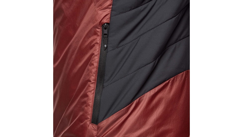 Black Diamond Vision Hybrid Hoody - Mens, Dark Crimson, Medium, AP7440386003MED1